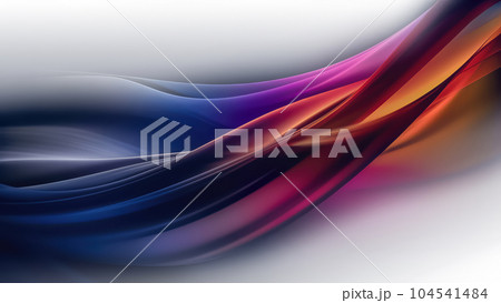 Abstract Art Design Background with Silky Waves Abstract Art Design Background with Silky Waves 104541484