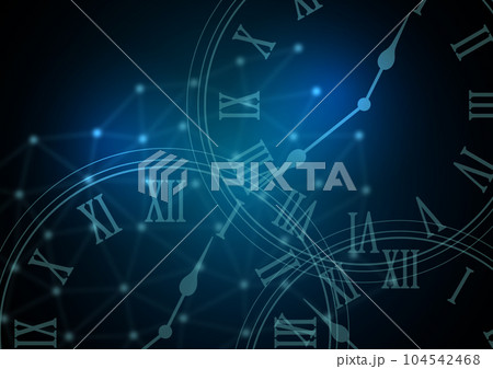 時計のイメージ背景 時計のイメージ背景 104542468