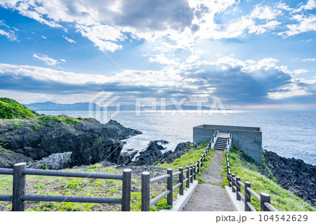 鋳釜崎　津軽半島の北端　景勝地 104542629