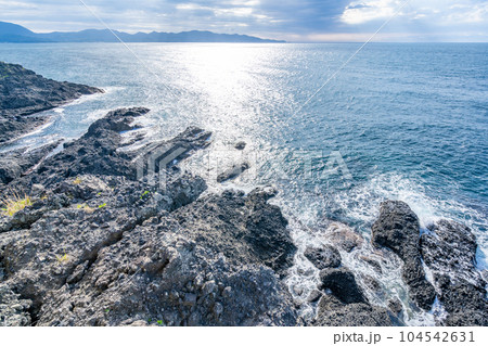 鋳釜崎　津軽半島の北端　景勝地 104542631