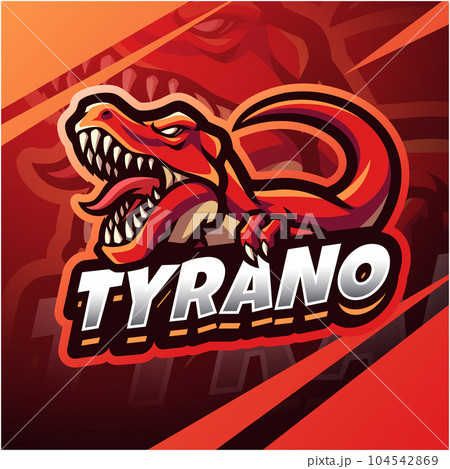 Tyrano esport mascot logo design Tyrano esport mascot logo design 104542869