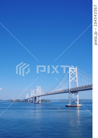香川県坂出市 瀬戸大橋 香川県坂出市 瀬戸大橋 104543567