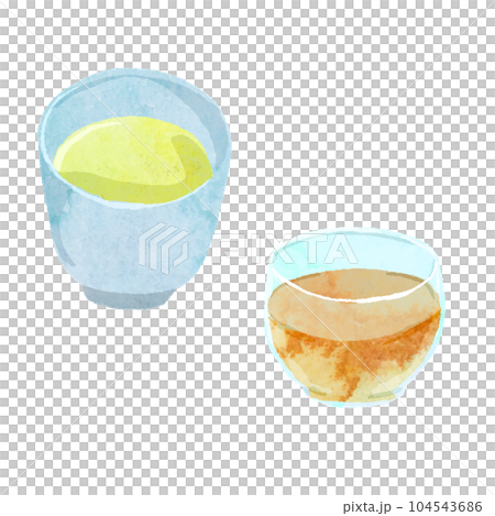 お茶の水彩ベクターイラスト お茶の水彩ベクターイラスト 104543686