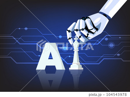 Business Concept For AI Machine Learning 104543978