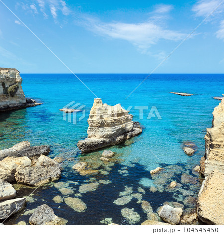 Sea beach Spiaggia della Punticeddha, Salento, Italy 104545450