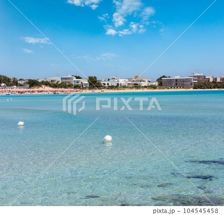 Torre Chianca beach on Salento sea coast, Italy 104545458