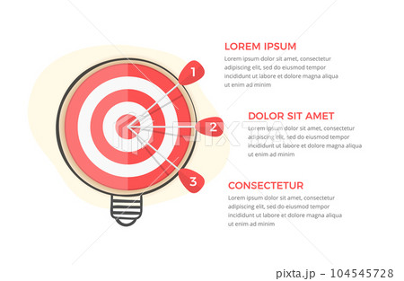 Target with Three Arrows Target with Three Arrows 104545728