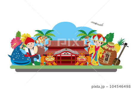沖縄旅行　観光スポット　ご当地グルメ 104546498