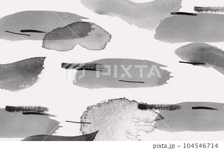黒の水彩模様 104546714