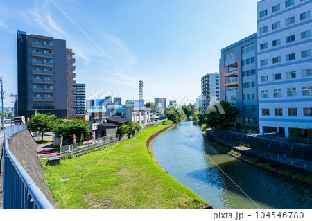 熊本駅 熊本駅白川口(東口)道路から観える風景(熊本市) 熊本駅 熊本駅白川口(東口)道路から観える風景(熊本市) 104546780