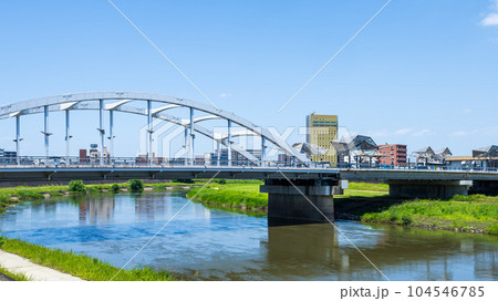 熊本駅 熊本駅白川口(東口)道路から観える風景(熊本市) 熊本駅 熊本駅白川口(東口)道路から観える風景(熊本市) 104546785