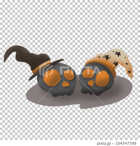 halloween illustration hand drawn cartoon style 104547398