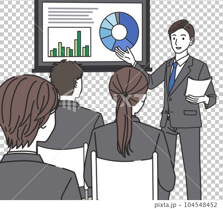 Men and women participating in a job hunting seminar Men and women participating in a job hunting seminar 104548452