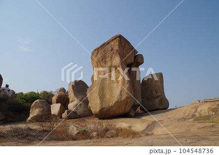 インド 世界遺産ハンピの建造物群 インド 世界遺産ハンピの建造物群 104548736