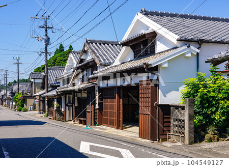 重伝建に選定される美々津の伝統的な街並み（宮崎県日向市美々津町）の