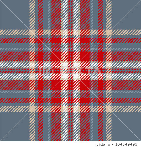 Plaid check pattern. Seamless fabric texture. Tartan textile print. Plaid check pattern. Seamless fabric texture. Tartan textile print. 104549495