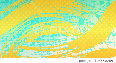 七宝柄文様 ブルーとゴールドのグラデーション背景イラスト 七宝柄文様 ブルーとゴールドのグラデーション背景イラスト 104550209