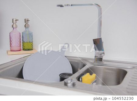 messy kitchen concept. close-up view messy kitchen concept. close-up view 104552230