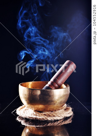 Tibetan singing bowl Tibetan singing bowl 104552916