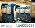 新幹線の車内 104553533