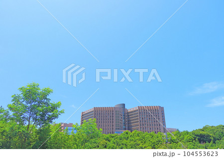 岡崎市、岡崎市民病院の風景 104553623