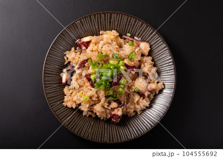 ガーリックたこバターライス 104555692