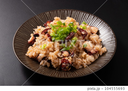 ガーリックたこバターライス 104555693