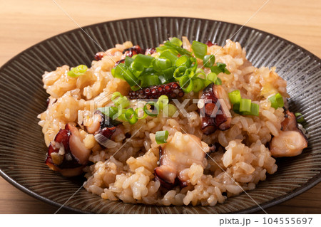 ガーリックたこバターライス 104555697