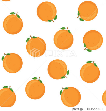 Oranges fruit seamless pattern y2k cartoon vector style illustrations. Vegan foods wallpaper concept. 104555852