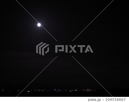 2023 7 3  満月　22：00 ～23：00頃　(新潟県長岡市) 104556667