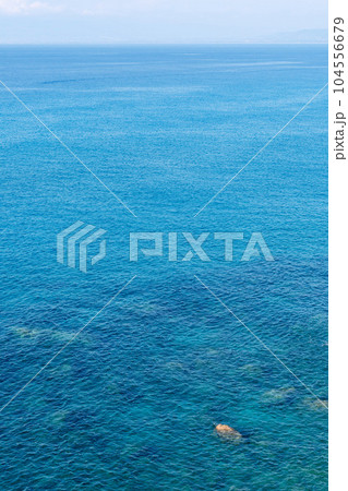 Beautiful seascape in summer on sunny day aerial view. 104556679