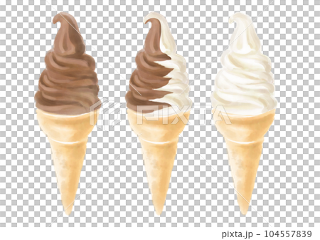 Watercolor soft cream 01_2 Watercolor soft cream 01_2 104557839
