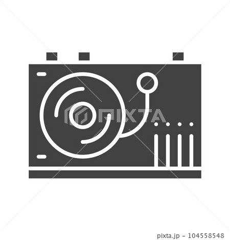 Vinyl Player Icon Image. 104558548