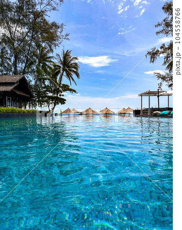 View of Choengmon Beach and resort in Koh Samui, Thailand View of Choengmon Beach and resort in Koh Samui, Thailand 104558766