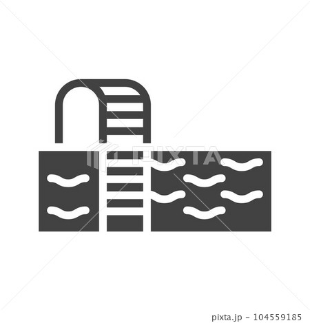 Swimming Pool Icon Image. 104559185
