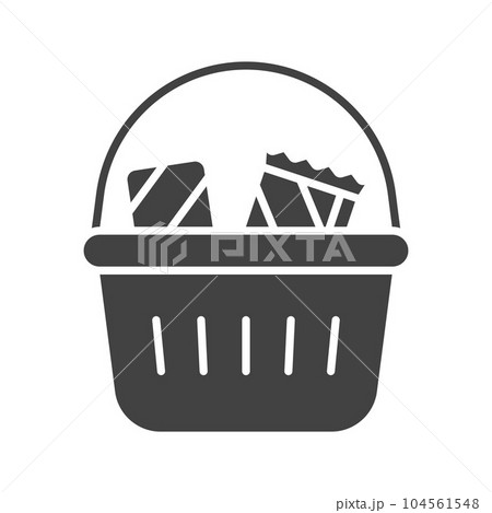 Chocolates in Basket Icon Image. 104561548