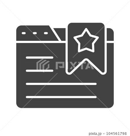 Bookmark Icon Image. 104561798