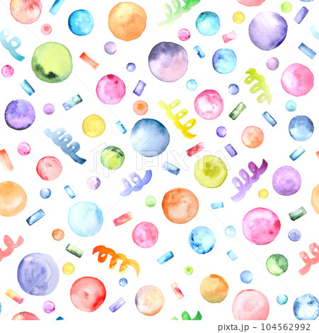 Abstract watercolor birthday party background 104562992