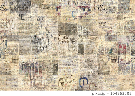 Newspaper paper grunge vintage old aged texture background