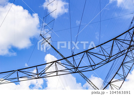 Radio astronomy antenna DKR-1000 in Pushchino, Russia 104563891