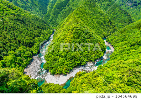 徳島　祖谷渓・ひの字渓谷 104564698