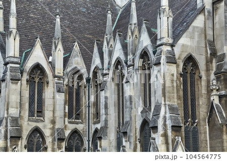 Church detail in Dunedin, New Zealand 104564775