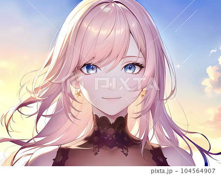 女の子のイラスト素材 女の子のイラスト素材 104564907