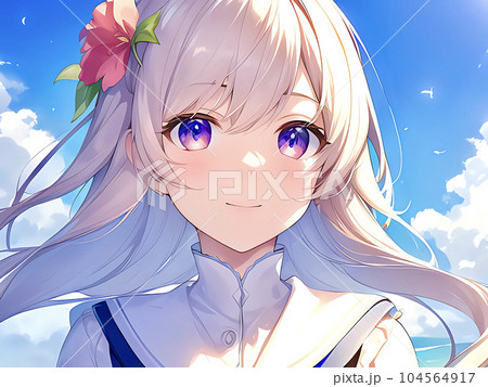 女の子のイラスト素材 女の子のイラスト素材 104564917