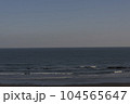 房総半島/夕暮れの九十九里浜の海岸 104565647
