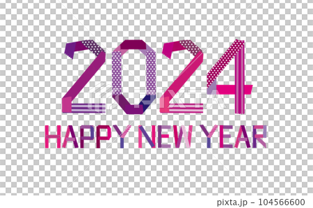 HappyNewYear_2024字母/冷色2 HappyNewYear_2024字母/冷色2 104566600