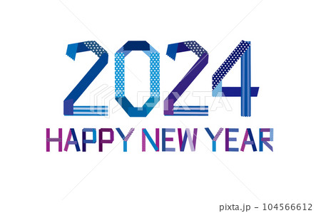 HappyNewYear_2024文字/寒色 104566612