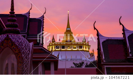 Gold Mountain Temple in Bangkok thailand Unseen temple in thailand Gold Mountain Temple in Bangkok thailand Unseen temple in thailand 104567221