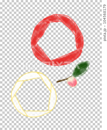 Frame with transparent inside of camellia Frame with transparent inside of camellia 104568179