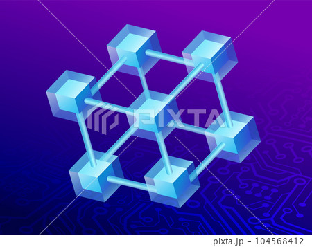 Blockchain technology system Supporting future security systems to support cryptocurrency Blockchain server encrypts and new transaction data. vector illustration. Blockchain technology system Supporting future security systems to support cryptocurrency Blockchain server encrypts and new transaction data. vector illustration. 104568412